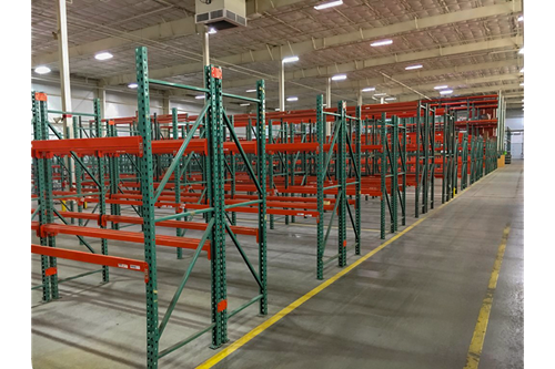 inventory of used pallet racks