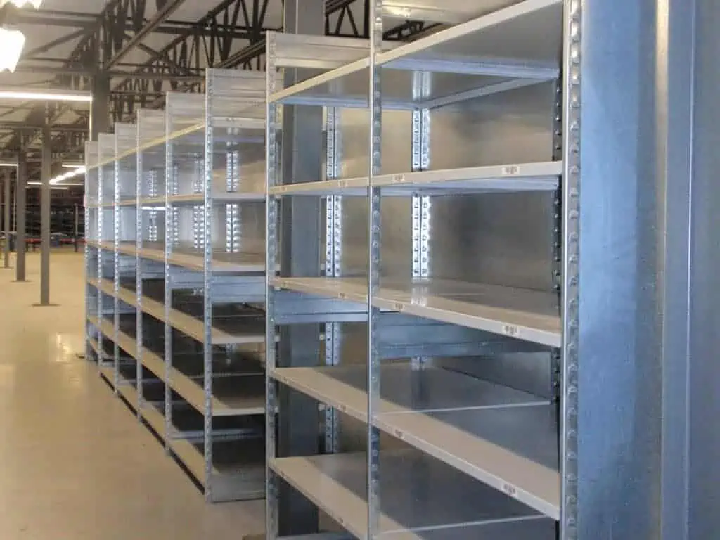 metal shelving